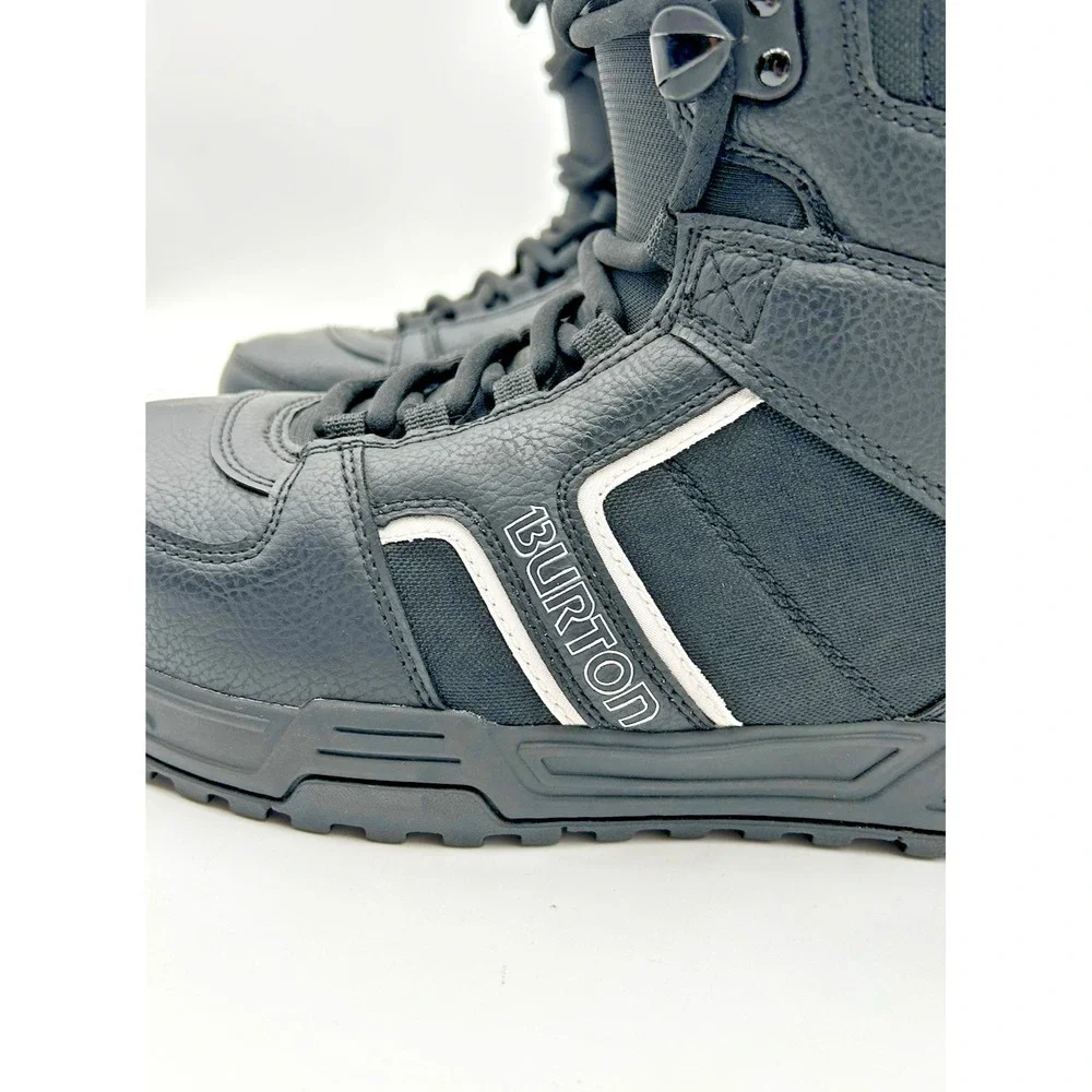 Burton‎ Invader Imprint Snowboard Boots Mens Size 9M Linered Black White NEW